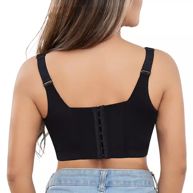 Deep-cup push-up shaper bra