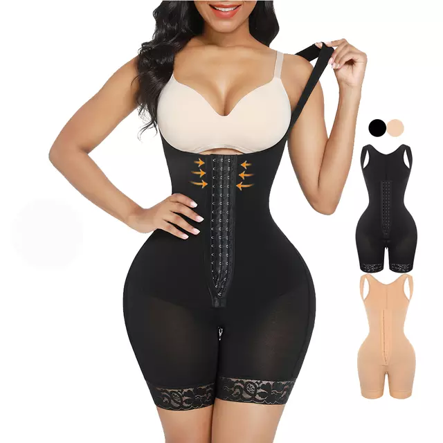 Full back tummy control body shaper