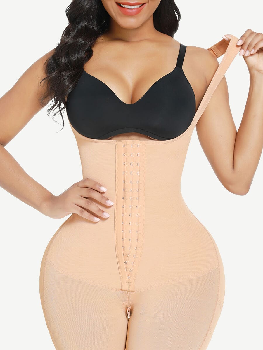 Full back tummy control body shaper