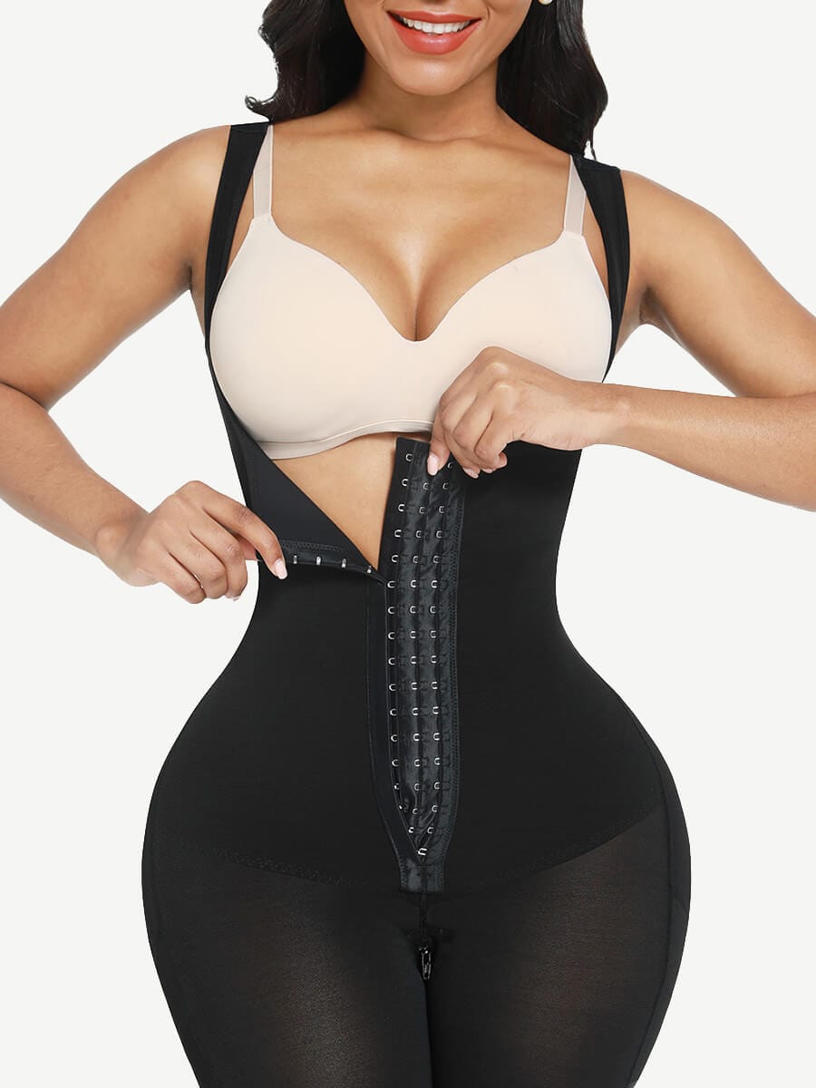 Full back tummy control body shaper