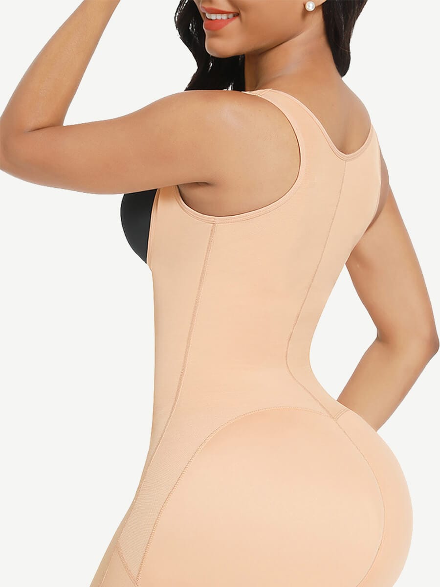 Full back tummy control body shaper