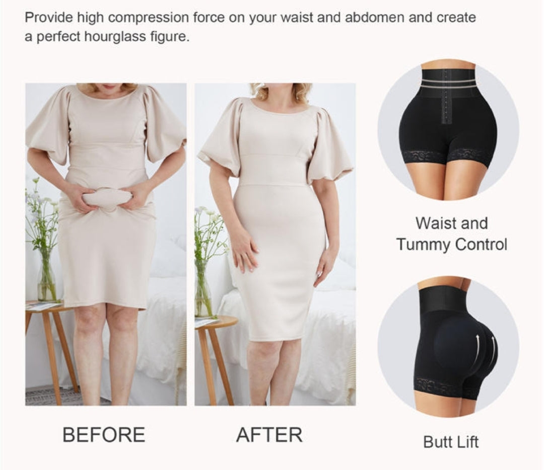Mid-rise BBL butt lifter tummy tucker shaper